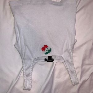 Cherry Cropped Tank Top